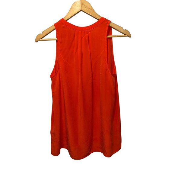 Joie Silk Women's Blouse Size XS Sleeveless Aruna Top Split V-Neck High Low Hem - Picture 2 of 7